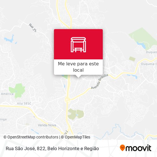Rua São José, 822 mapa