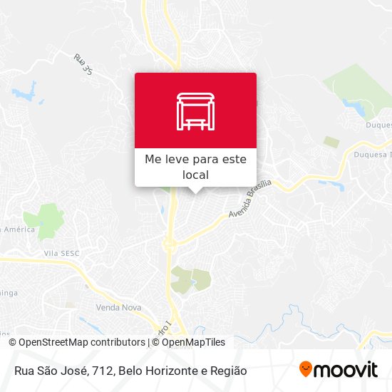 Rua São José, 712 mapa