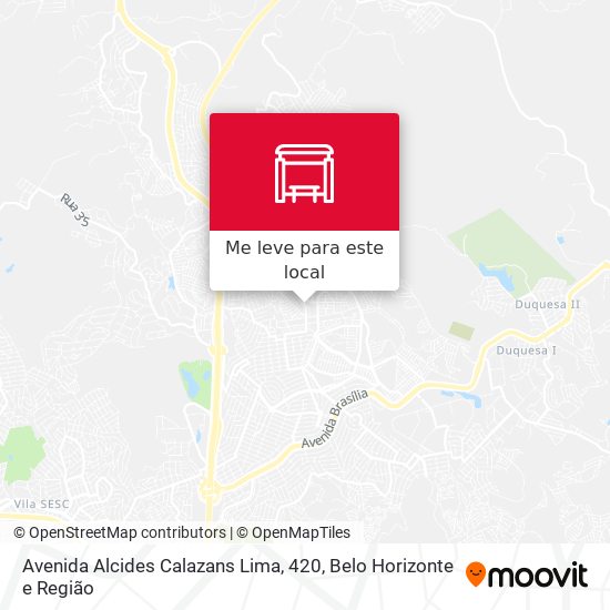 Avenida Alcides Calazans Lima, 420 mapa