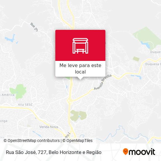 Rua São José, 727 mapa