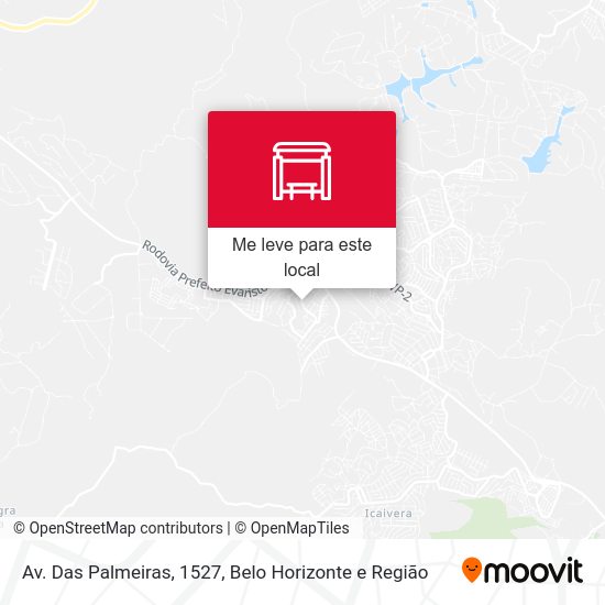 Av. Das Palmeiras, 1527 mapa