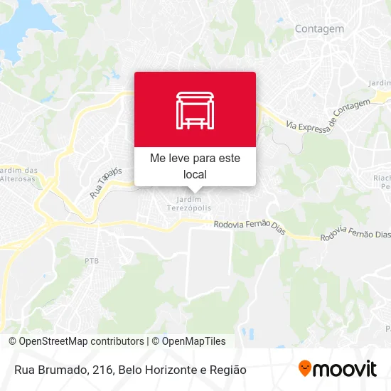Rua Brumado, 216 mapa