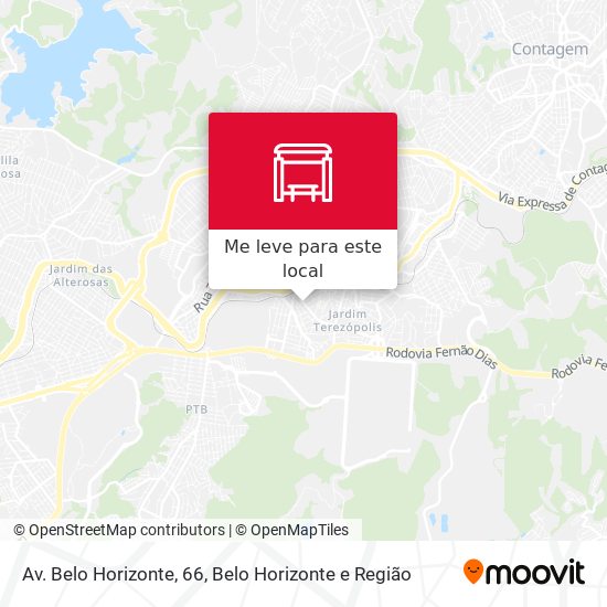 Av. Belo Horizonte, 66 mapa