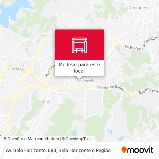 Av. Belo Horizonte, 683 mapa