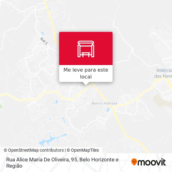 Rua Alice Maria De Oliveira, 95 mapa