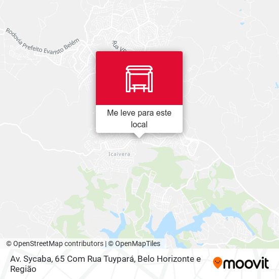 Av. Sycaba, 65 Com Rua Tuypará mapa