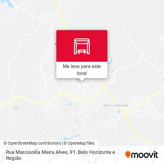 Rua Marcionília Meira Alves, 91 mapa