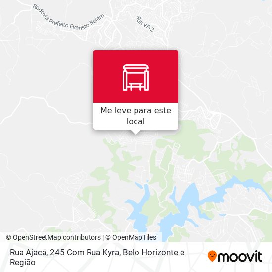 Rua Ajacá, 245 Com Rua Kyra mapa