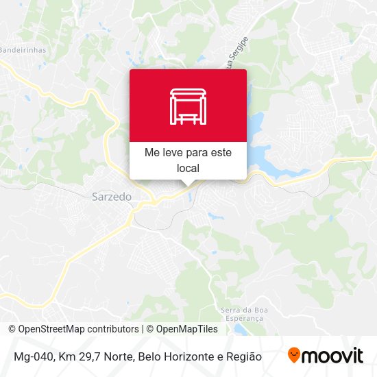 Mg-040, Km 29,7 Norte mapa