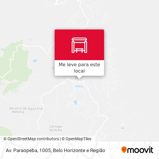 Av. Paraopeba, 1005 mapa