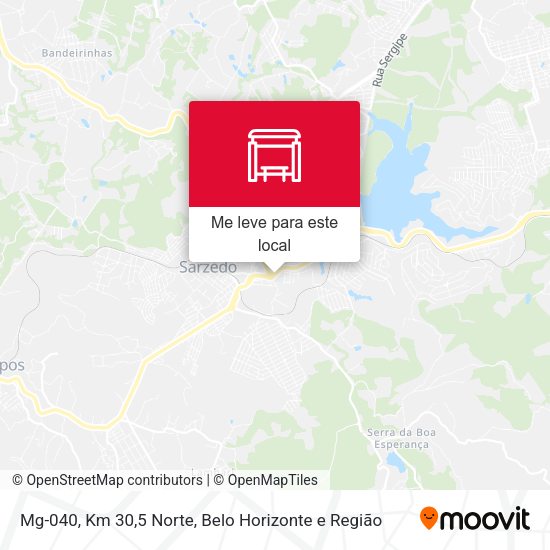 Mg-040, Km 30,5 Norte mapa