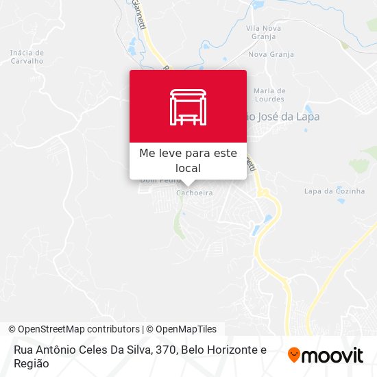 Rua Antônio Celes Da Silva, 370 mapa