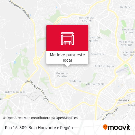 Rua 15, 309 mapa