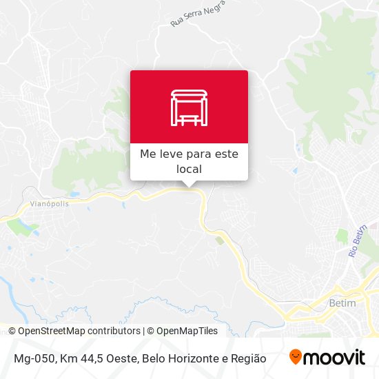 Mg-050, Km 44,5 Oeste mapa