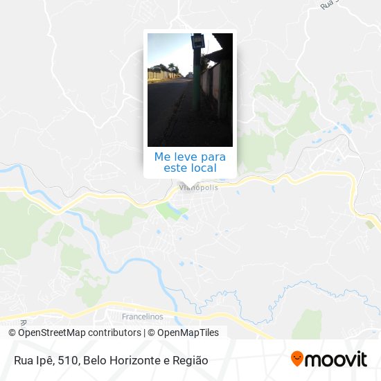 Rua Ipê, 510 mapa