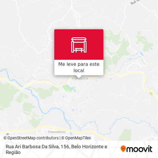 Rua Ari Barbosa Da Silva, 156 mapa
