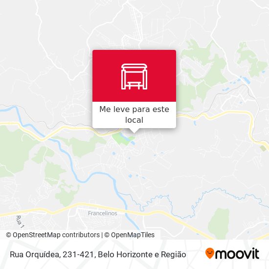 Rua Orquídea, 231-421 mapa