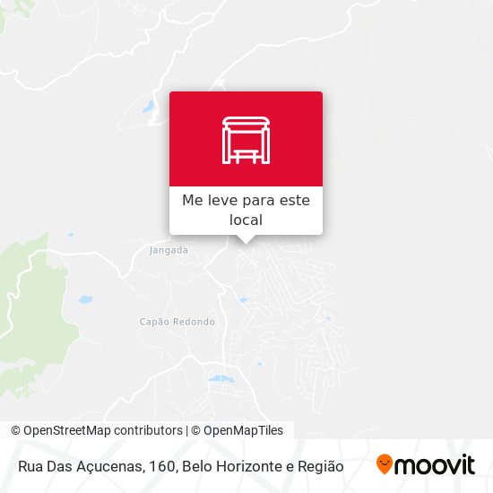 Rua Das Açucenas, 160 mapa