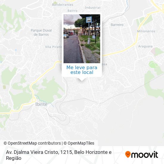 Av. Djalma Vieira Cristo, 1215 mapa