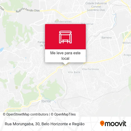 Rua Morungaba, 30 mapa