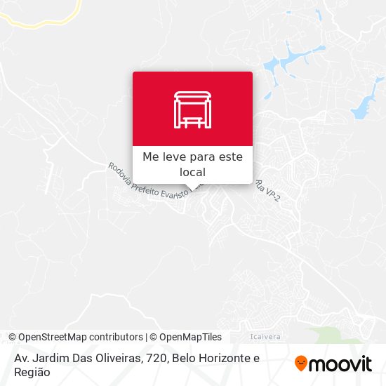 Av. Jardim Das Oliveiras, 720 mapa