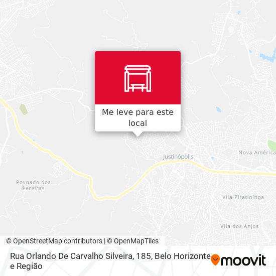 Rua Orlando De Carvalho Silveira, 185 mapa