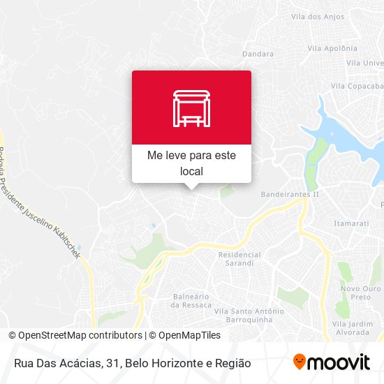 Rua Das Acácias, 31 mapa