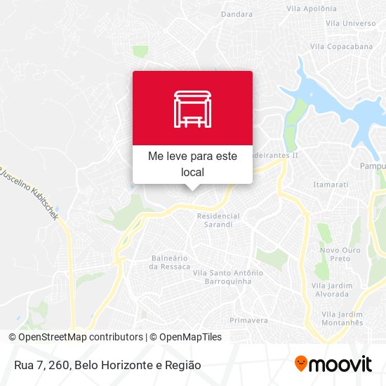 Rua 7, 260 mapa
