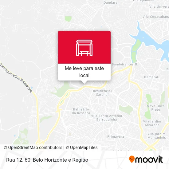 Rua 12, 60 mapa