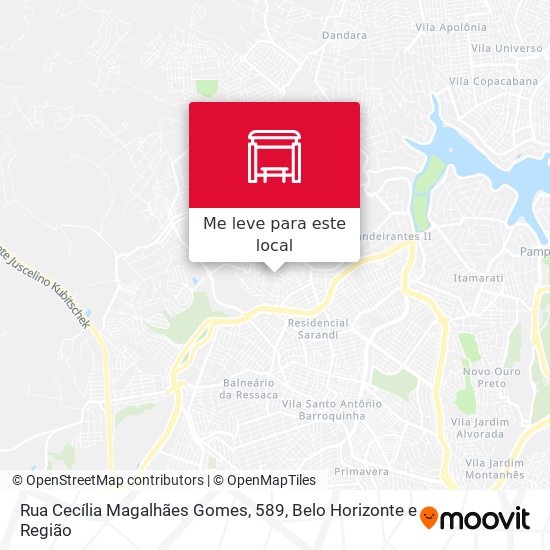 Rua Cecília Magalhães Gomes, 589 mapa