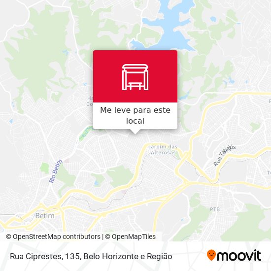 Rua Ciprestes, 135 mapa