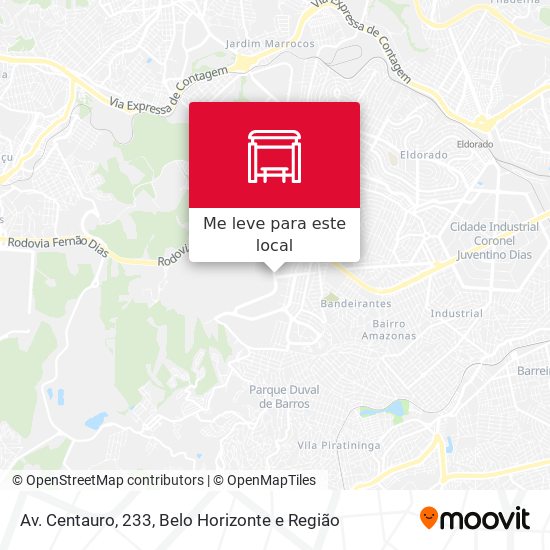 Av. Centauro, 233 mapa