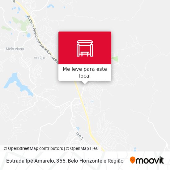 Estrada Ipê Amarelo, 355 mapa
