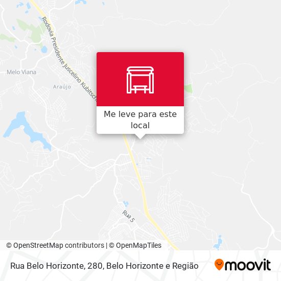 Rua Belo Horizonte, 280 mapa