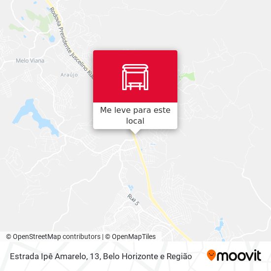 Estrada Ipê Amarelo, 13 mapa