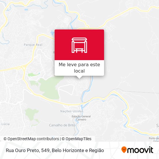 Rua Ouro Preto, 549 mapa