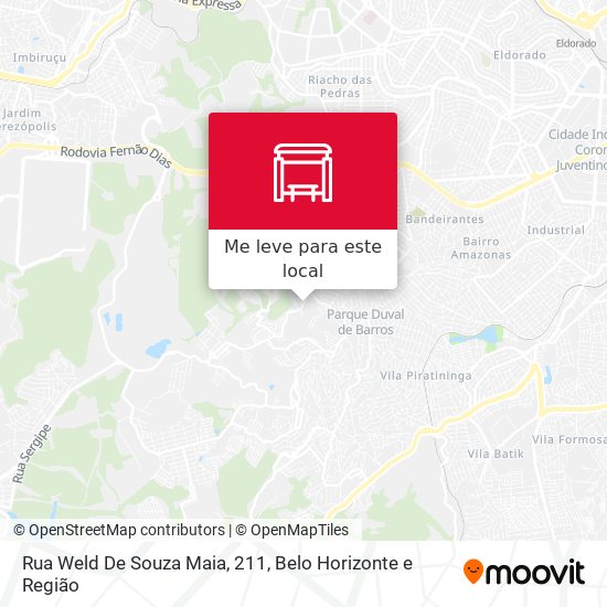 Rua Weld De Souza Maia, 211 mapa