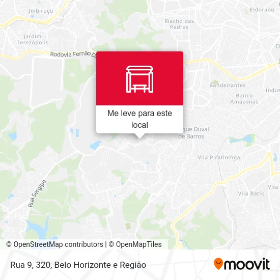 Rua 9, 320 mapa