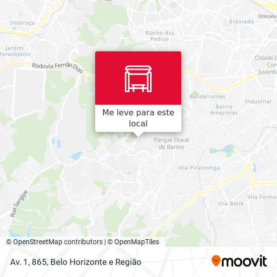 Av. 1, 865 mapa
