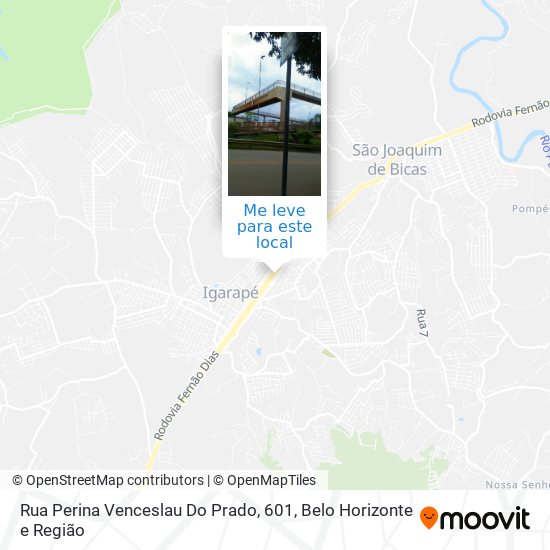 Rua Perina Venceslau Do Prado, 601 mapa