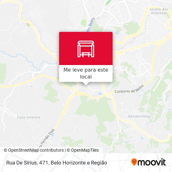 Rua De Sírius, 471 mapa