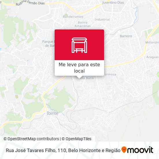 Rua José Tavares Filho, 110 mapa