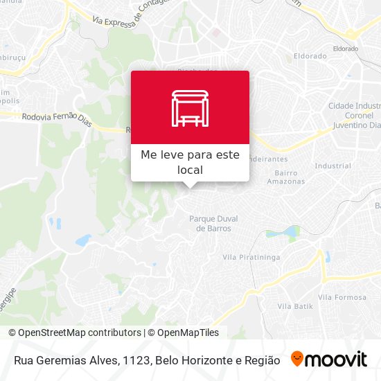 Rua Geremias Alves, 1123 mapa