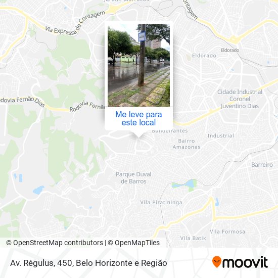 Av. Régulus, 450 mapa