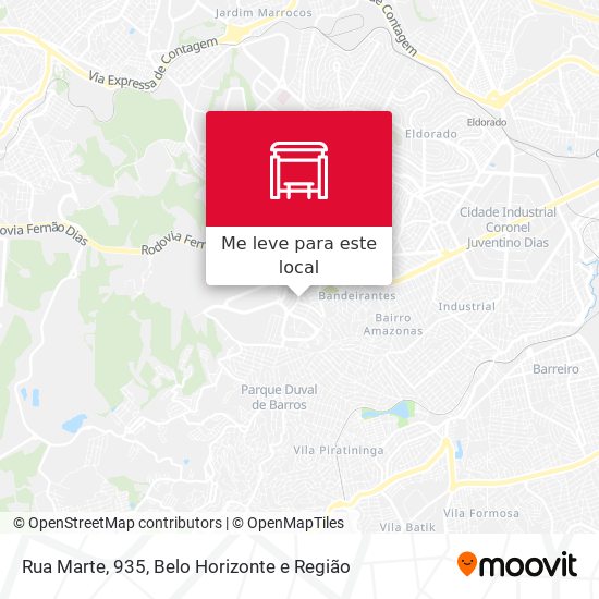 Rua Marte, 935 mapa
