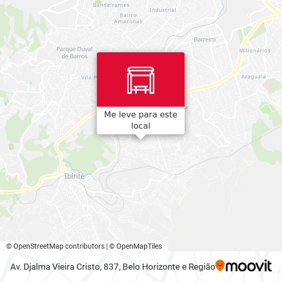 Av. Djalma Vieira Cristo, 837 mapa
