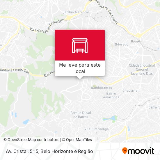 Av. Cristal, 515 mapa