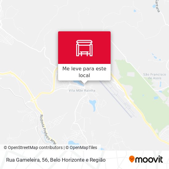 Rua Gameleira, 56 mapa