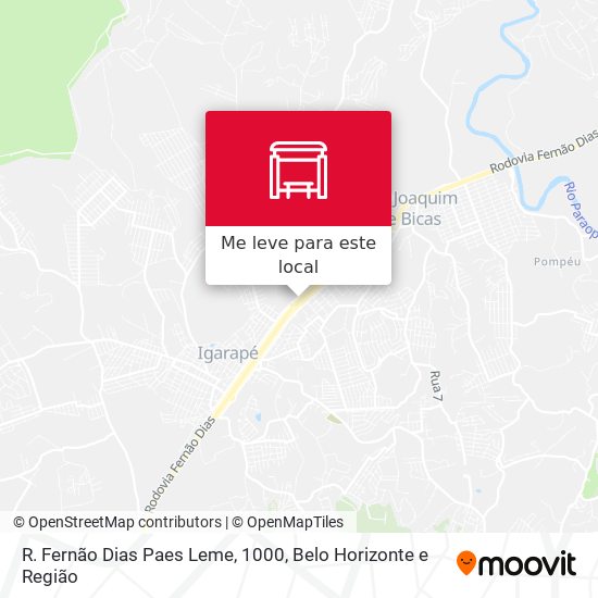 R. Fernão Dias Paes Leme, 1000 mapa