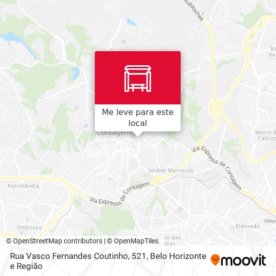 Rua Vasco Fernandes Coutinho, 521 mapa